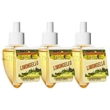 Bath and Body Works Limoncello Wallflower Refills - Set of THREE (3) Wallflower Bulbs - Sparkling Italian Lemon Scent