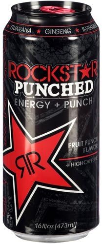 Amazon Com Rockstar Punched Energy Drink Fruit Punch 16 Ounce 8 Cans Health Personal Care