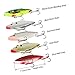 RUNCL Anchor Box - Lipless Crankbaits, Rattle Trap Lures - Tight Wobble Action, Mustad Treble Hooks, 3D Life-Like Eyes, 5 Proven Colors, Tackle Box - Full Swimming Layer Baits (Pack of 5)