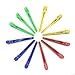 12 Pcs Colorfull Plastic Duck Teeth Bows Hair Clips Hairdressing Salon Hair Grip Crocodile DIY Accessories Hairpins-rubberized Non-slip Chic Styling Claw Hair Barrettes