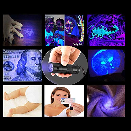 image for Niskite UV Flashlight Black Light Urine Detection, Portable Ultraviole