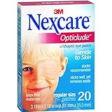 Nexcare Opticlude Orthoptic Eye Patches Regular 20 Each