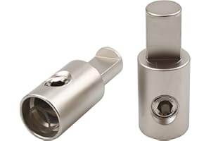 ZOOKOTO 2 PCS 1X0GA Wire GA Reducer, for Car Stereo Audio AWG Pin Power Ground Wire Reducer, 0 GA to 12.5mm