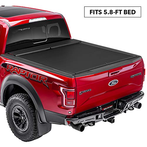 Roll-N-Lock BT220A Locking Retractable A-Series Truck Bed Tonneau Cover for 2014-2018 Silverado & Sierra 1500 | Fits 5.8' Bed