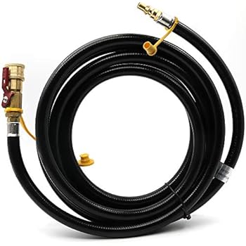 propane rv hose giant quick gas fittings grill connect pressure portable foot shutoff lp extension valve safety low hoses