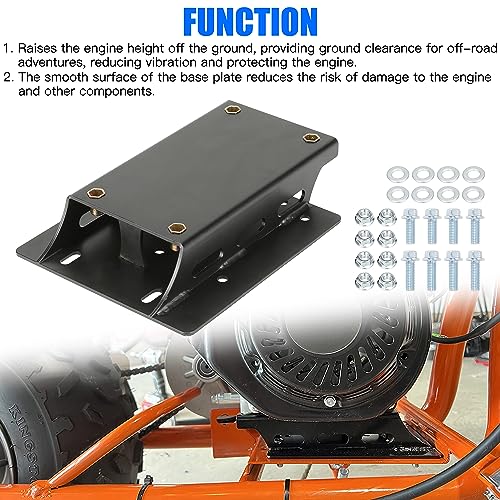 YOXUFA Torque Converter Motor Engine Riser Plate Hardware Kit For