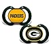 Baby Fanatic Green Bay Packers Pacifier Set, 2 Count