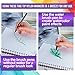 Watercolor Brush Pens - 24 Flexible Brush Tip Markers and 1 Refillable Water Brush Pen for Mess-Free Watercolor Painting, Drawing, and Hand Lettering for Artists and Beginner Painters
