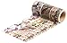 Washi Tape (Japanese Masking Tape) by MIKOKA, 1.2 Inches Wide, 16.4 Feet Long, Set of 3 - Nature