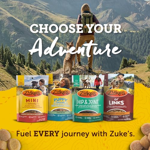 ZUKE’S PUPPY NATURALS DOG TRAINING TREATS, PORK & CHICKPEA RECIPE, NUTRIENT-RICH MINI DOG TREATS FOR TRAINING, GRAIN FREE PUPPY TREATS, 5 OZ BAG (PACK OF 1)