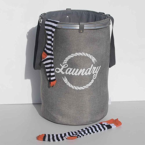 Mavoro Foldable Laundry Hamper, Foldable Clothes Bag, Collapsible Storage Basket, Folding Washing Bin