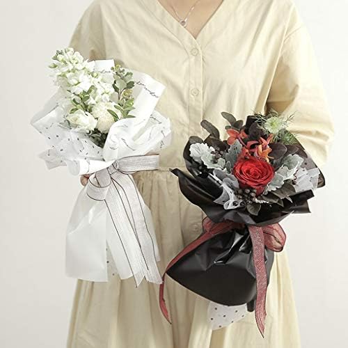 限定特価 装飾材料 花包装紙 英語ボーダーブーケ裏地紙ギフトショップ包装材料誕生日プレゼント装飾紙 ピース さまざまな色 Color 6 大注目