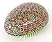 The Detangler Soft Bristles Detangling Hair Brush, Colorful Circles