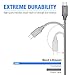USB C Cable, Capshi 1Pack Hi-Speed USB Type C Fast Charging Cable [20V 5A & 6.6ft] USB-C to USB-C Charger Cords for MacBook, MacBook Pro, ChromeBook，USB Type C Wall Charger (Grey-1-pack)