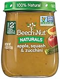 Beech-Nut Stage 2 Baby Food, Apple/Squash/Zucchini, 4.0 Ounce (Pack of 10)