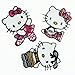 Hello Kitty Cartoon Embroidered Iron/sew on Patch Cloth Applique (A-4)