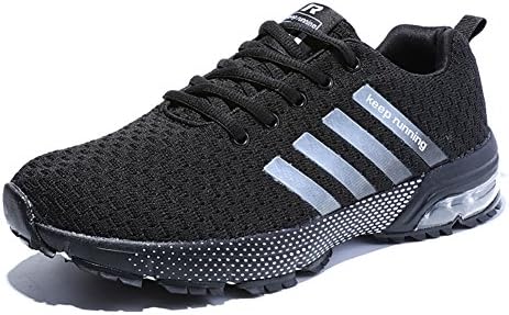Senbore Men Casual Sports Shoes Air Trainers Fitness Flats Running Athletic Competition Sneakers