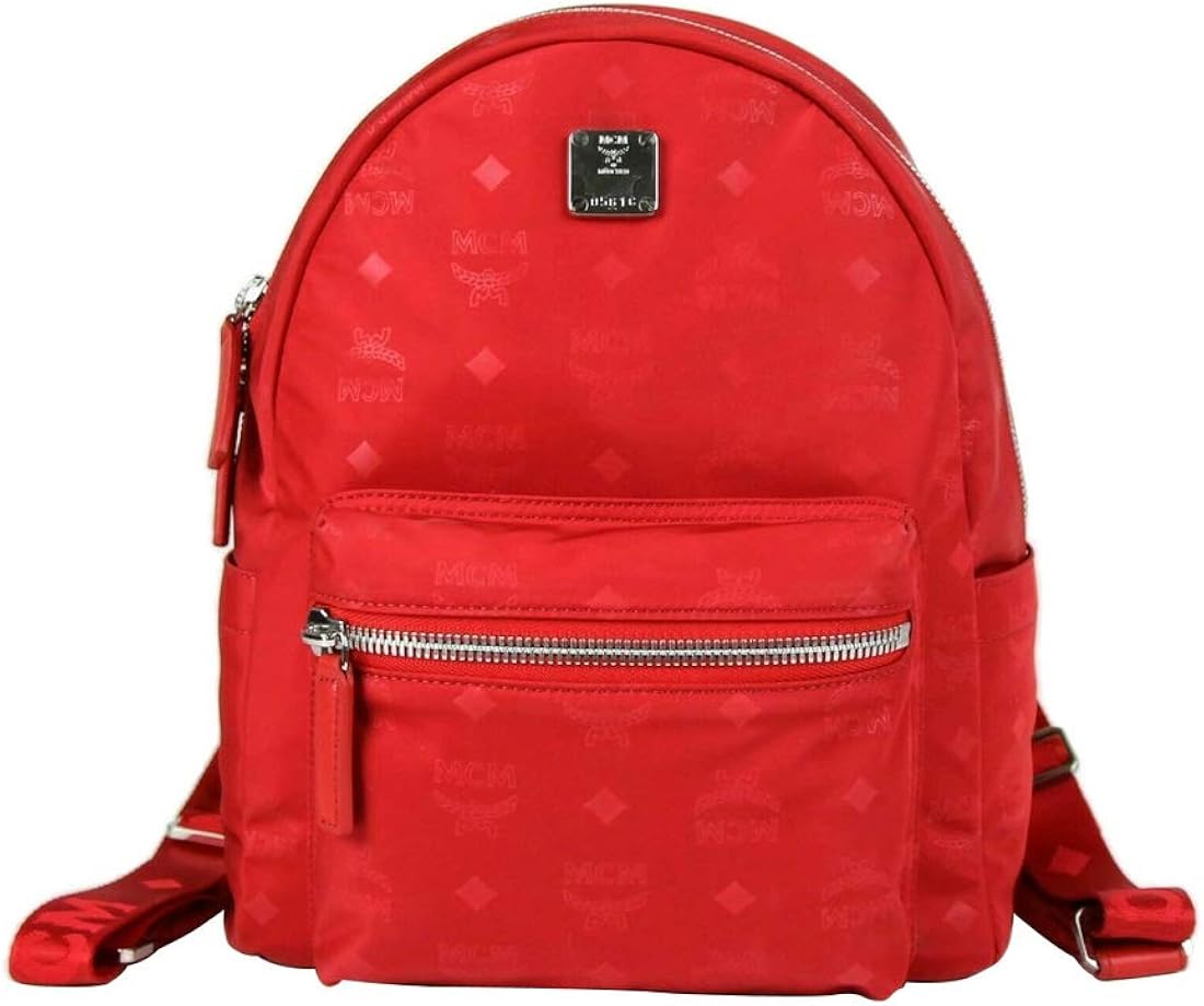 mcm dieter monogrammed nylon backpack