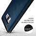 Ringke Flex S Compatible with Galaxy S8 Plus Case Classy Slim Look Flexible TPU Premium Hard PC Leather Hybrid Protection Non Slip Tactile Grip Scratch Resistant for Galaxy S8 Plus - Blue