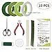 Floral Arrangement Kit,10 PCS Boutonniere Supplies Come with Green Floral Tape, Floral 26 & 22 Guage Stem Wire, Floral Wire Cutter, Shear for Men and Women Floral Design Lovers