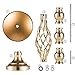 2 Pcs Metal Flower Vase, Wedding/Party Flowers Centerpieces for Table, Tall Candle Holder for Pillar Candle (Rose Gold, 23inch-59CM)