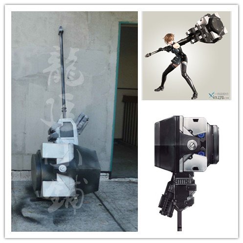 God Eater 2 BOOST HAMMER sword weapon Cosplay Prop