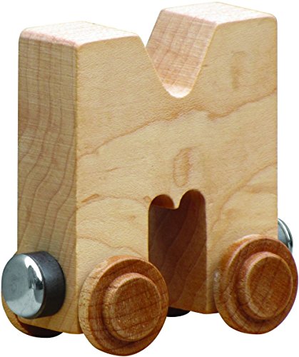 NameTrain Clear Finish Letter Car M - Made in USA