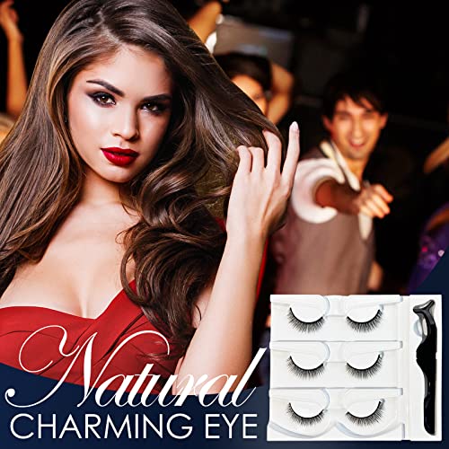 False Eyelashes, Reusable Self Adhesive Eyelashes, No Eyeliner or Glue