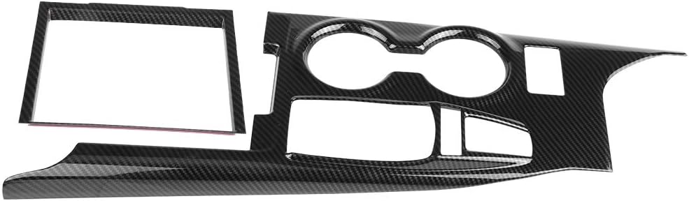 Car Panel Cover, 2Pcs Car Interior Gear Shift Box Panel Frame Cover Trim for 2017–2018