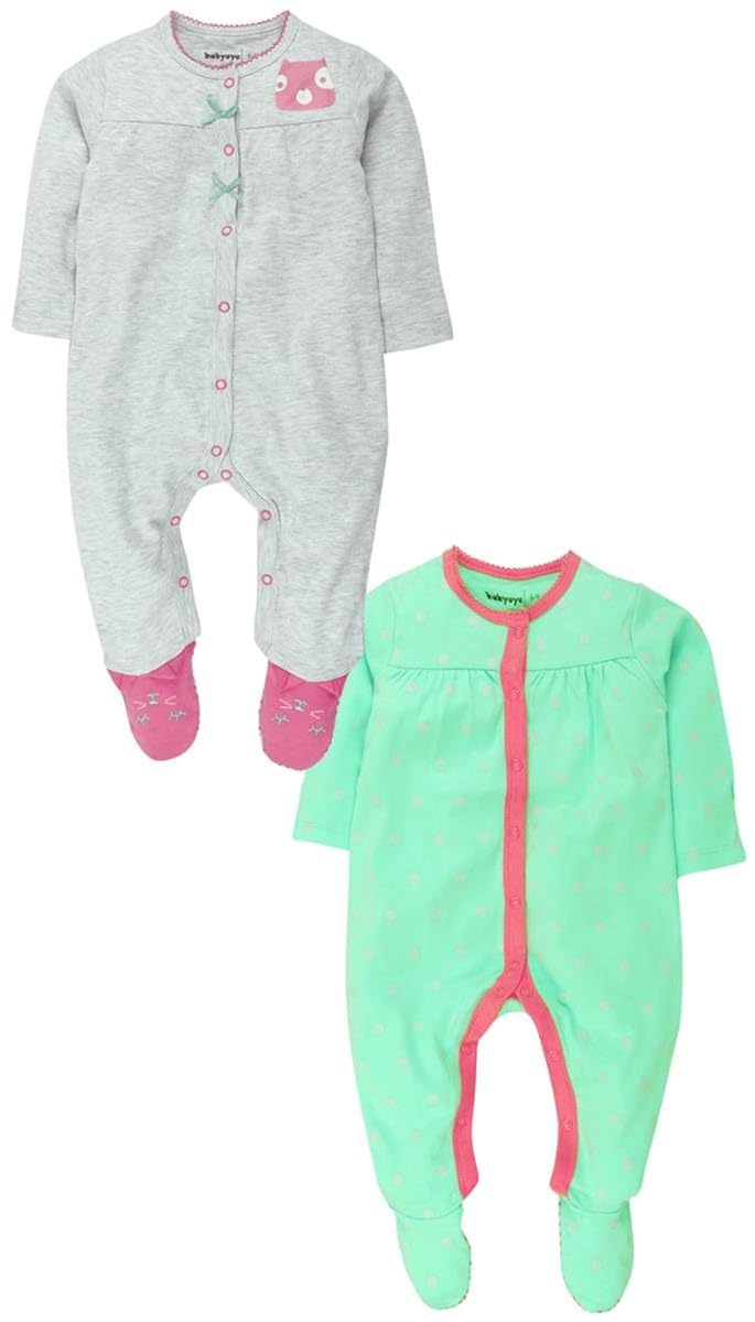 baby sleepsuits with mittens attached