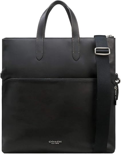 Amazon.com: Coach Graham Leather Foldover Tote Laptop Bag - #F50712 - Black: Shoes