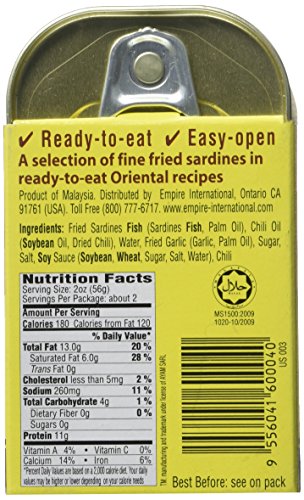 Ayam Sardines in Chili Oil, 4.2 Ounce - Thumbnail 3