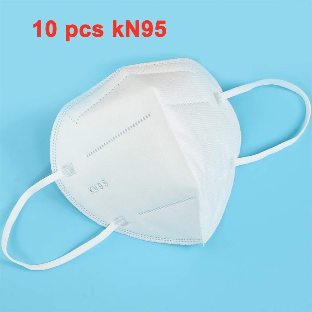 KN95 Breathing Mask Dustproof Mask for Pollen Allergy Woodworking Mowing (10-mask)