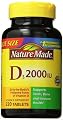 Nature Made Vitamin D3 2000 IU, Value Size, 220-Count (Pack of 3)
