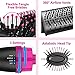 ElekBest Hot Air Hair Brush, 3 IN 1 Electric Hair Dryer Brush with Negative Ion Straightener Curler Drying Styler Blower Brush for All Hair Typesthumb 2