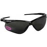 Reading Safety Glasses, Nemesis RX, Black Frame/Smoke Lens, +2.5