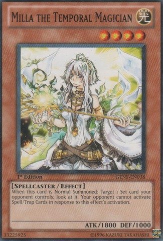 Yu-Gi-Oh! - Milla the Temporal Magician (GENF-EN038) - Generation Force - Unlimited Edition - Common