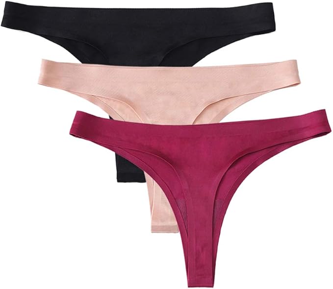 Tangas para mujer, tanga transpirable de alta elasticidad, bragas sin costuras de tiro bajo Tangas para mujer, tanga transpirable de alta elasticidad, bragas sin costuras de tiro bajo