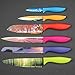 Landscape Kitchen Knife Set in Gift Box - Stunning Gifts For Her and For Him - 6-Piece Colored Sharp Chef Knives Set - Perfect Present for Birthday, Relationship, Friends, Family, Holidays, Graduation