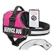 Service Dog Vest with Hook and Loop Straps and Handle - Harness is Available in 8 Sizes from XXXS to XXL - Service Dog Harness Features Reflective Patch and Comfortable Mesh Design