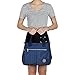 Tote Bag,Nylon Lightweight Handbags for Women with Multi-Pocketed by ZYSUN (Blue)