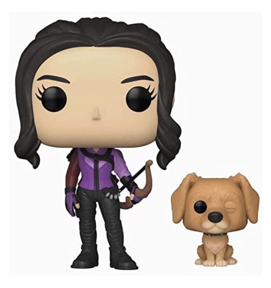 Funko POP! & Buddy: Hawkeye – Kate Bishop With Dog - Hawkeye TV Show - Collectable Vinyl Figure - Gift Idea - Official Merchandise - Toys for Kids & Adults - TV Fans - Model Figure for Collectors