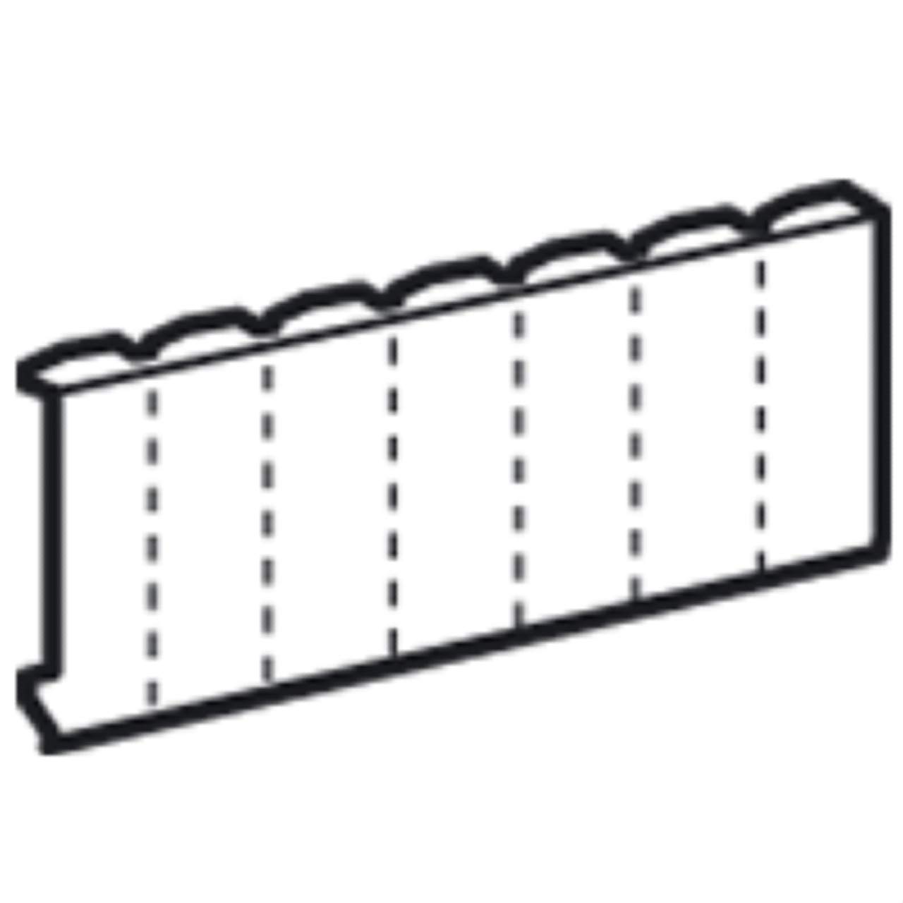 Legrand 001664 Strips 18 Module White