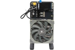 New NerdQaxe++ Rev 6.1 Miner Upgraded - 6TH/s Bitcoin Miner, 16.5J/TH Efficiency 100W Low Power, 2.4G WiFi & Quiet Dual Fan O