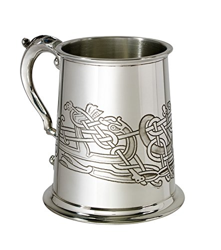 Wentworth Pewter Celtic Birds 1 pint pewter Tankard