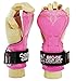 Cobra Grips PRO Weight Lifting Gloves Heavy Duty Straps Alternative to Power Lifting Hooks for Deadlifts with Built in Adjustable Neoprene Padded Wrist Wrap Support Bodybuilding (FIT Pink Rubber)