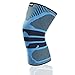 Compression-Knee-Brace-IVANKEE-Knee-Sleeves for Women Men Meniscus Tear,Joint Pain Relief,Injury Recovery,Arthritis,ACL,MCL,Non-Slip Knee Support for Running,Jogging, Sports,Single Wrap,XL,HT-Blue