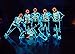 Amicc El Wire 5m 15ft Blue Neon Light Neon Glowing Strobing Electroluminescent Wire for Cosplay Dress Halloween Christmas Party Decoration