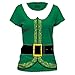 Impact Originals Green Elf Costume Juniors Tunic Tee (XX-Large)