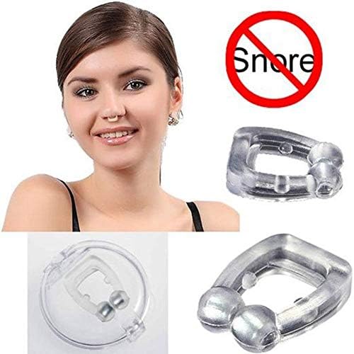 VOETEX ZONE™ Silicone Magnetic Anti Snore Nose Clip Sleeping Aid Apnea Guard Night Device
